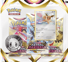 Afbeelding in Gallery-weergave laden, Eevee 3 Pack Blister Astral Radiance - Pokemon kaarten