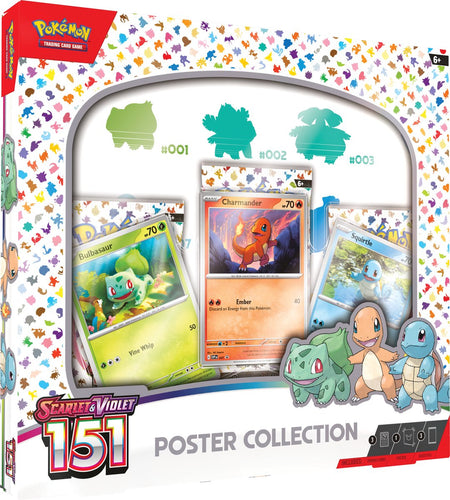 151 Pokemon Poster Collection box