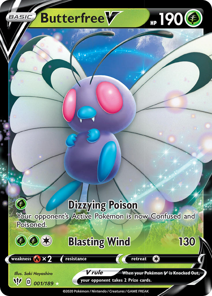 Butterfree V - Pokemon kaart kopen