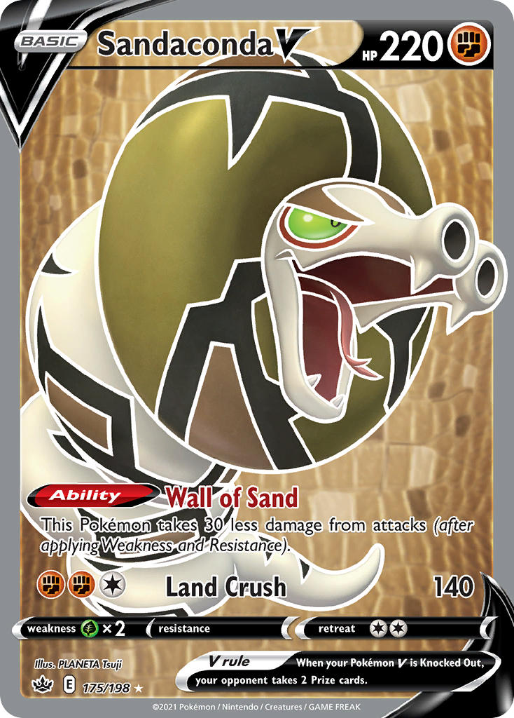 Sandaconda V - Pokemon kaart