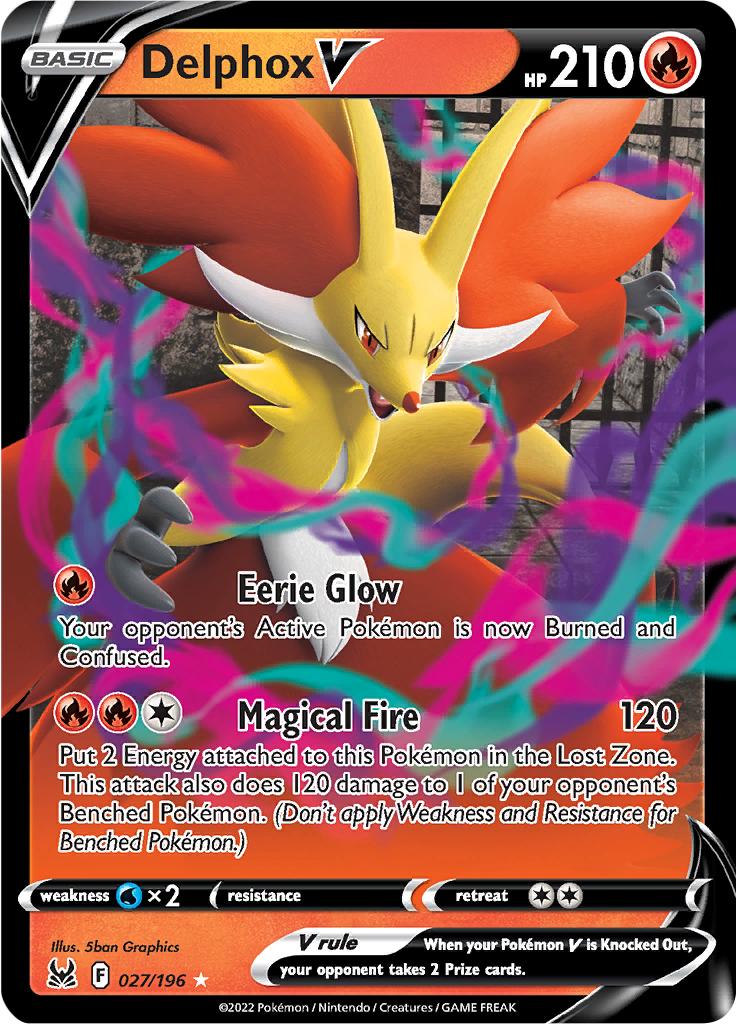 Delphox V - Pokemon kaart kopen