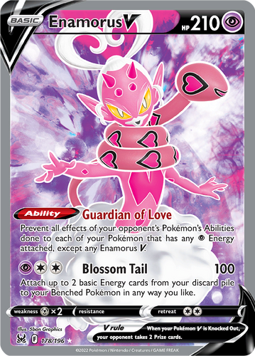 Enamorus V - Pokemon kaart