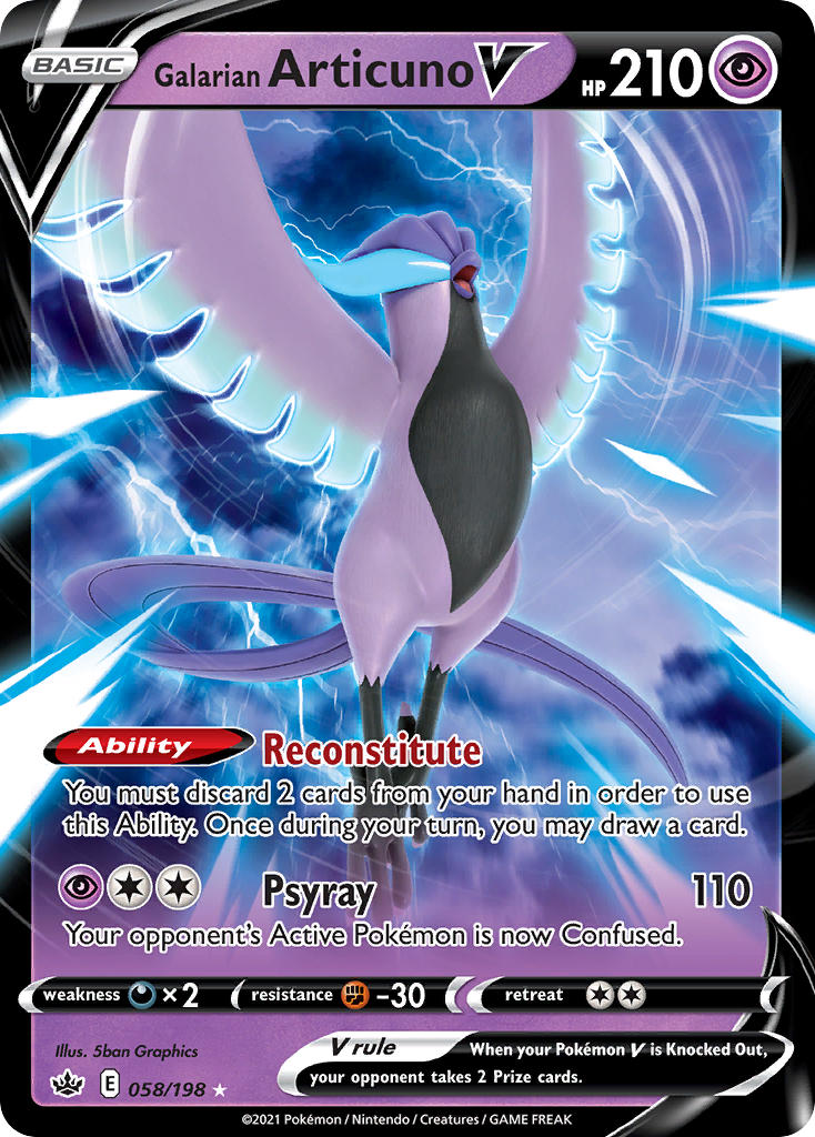 Galarian Articuno V - Pokemon kaart kopen