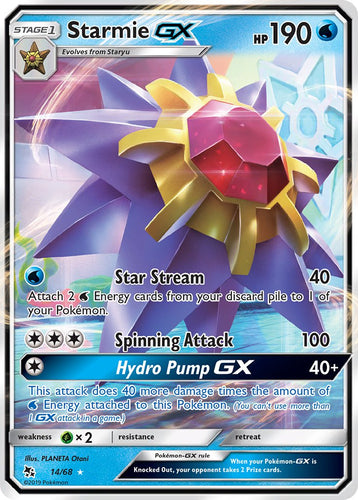 Starmie GX - Pokemon kaart