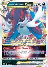 Afbeelding in Gallery-weergave laden, Hisuian Samurott Vstar - Pokemon kaart
