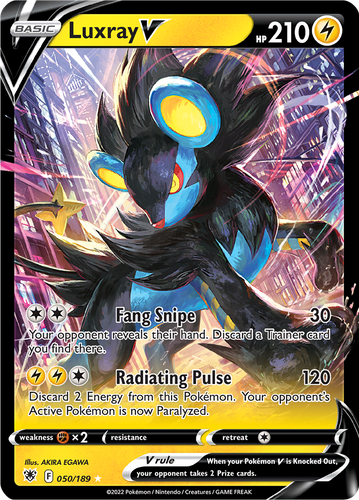 Luxray V - Pokemon kaart