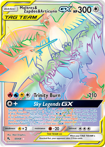 Moltres & Zapdos & Articuno GX - Pokemon kaart kopen