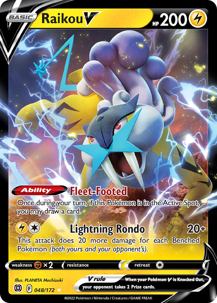 Raikou v - Pokemon kaarten 