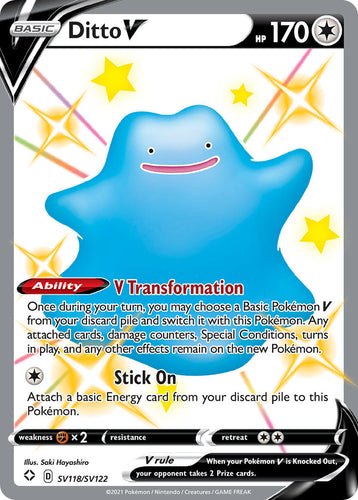 Ditto V - Pokemon kaart kopen