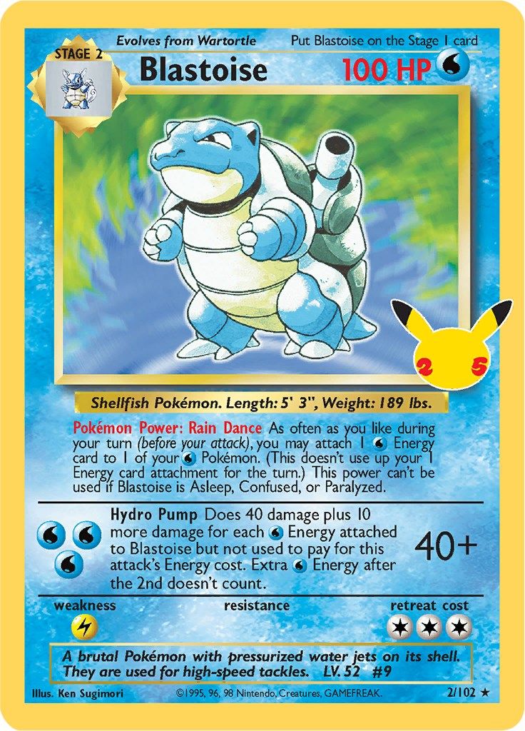Blastoise - Pokemon kaart kopen