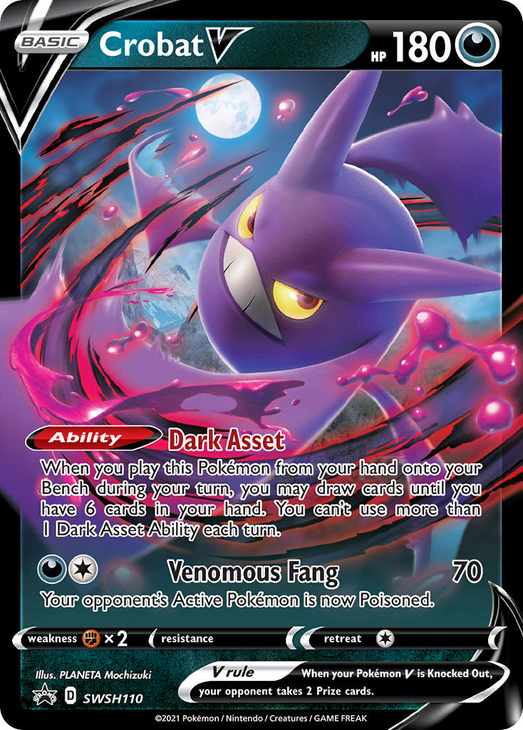 Crobat V - Pokemon kaart