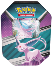 Afbeelding in Gallery-weergave laden, Spring Tin Espeon V - Pokemon kaarten
